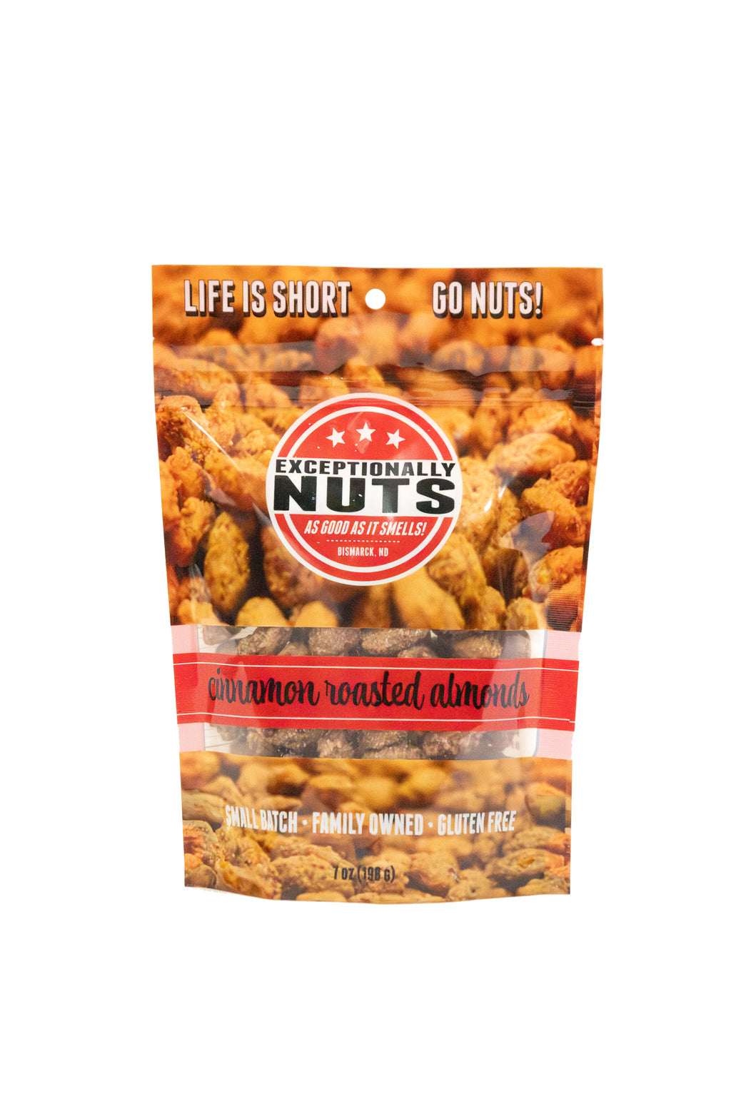 Medium 7 oz Cinnamon Almonds