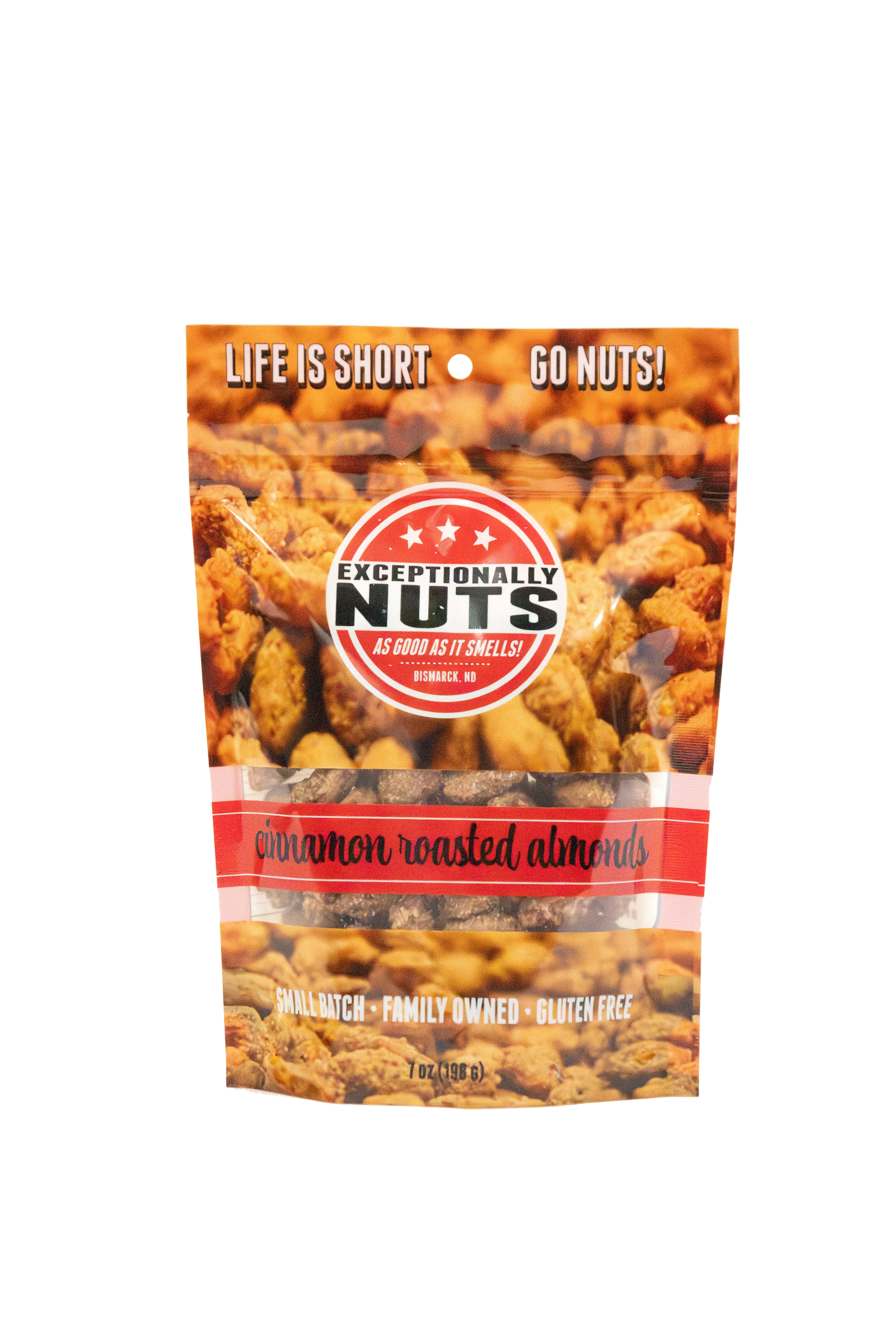 Medium 7 oz Cinnamon Almonds