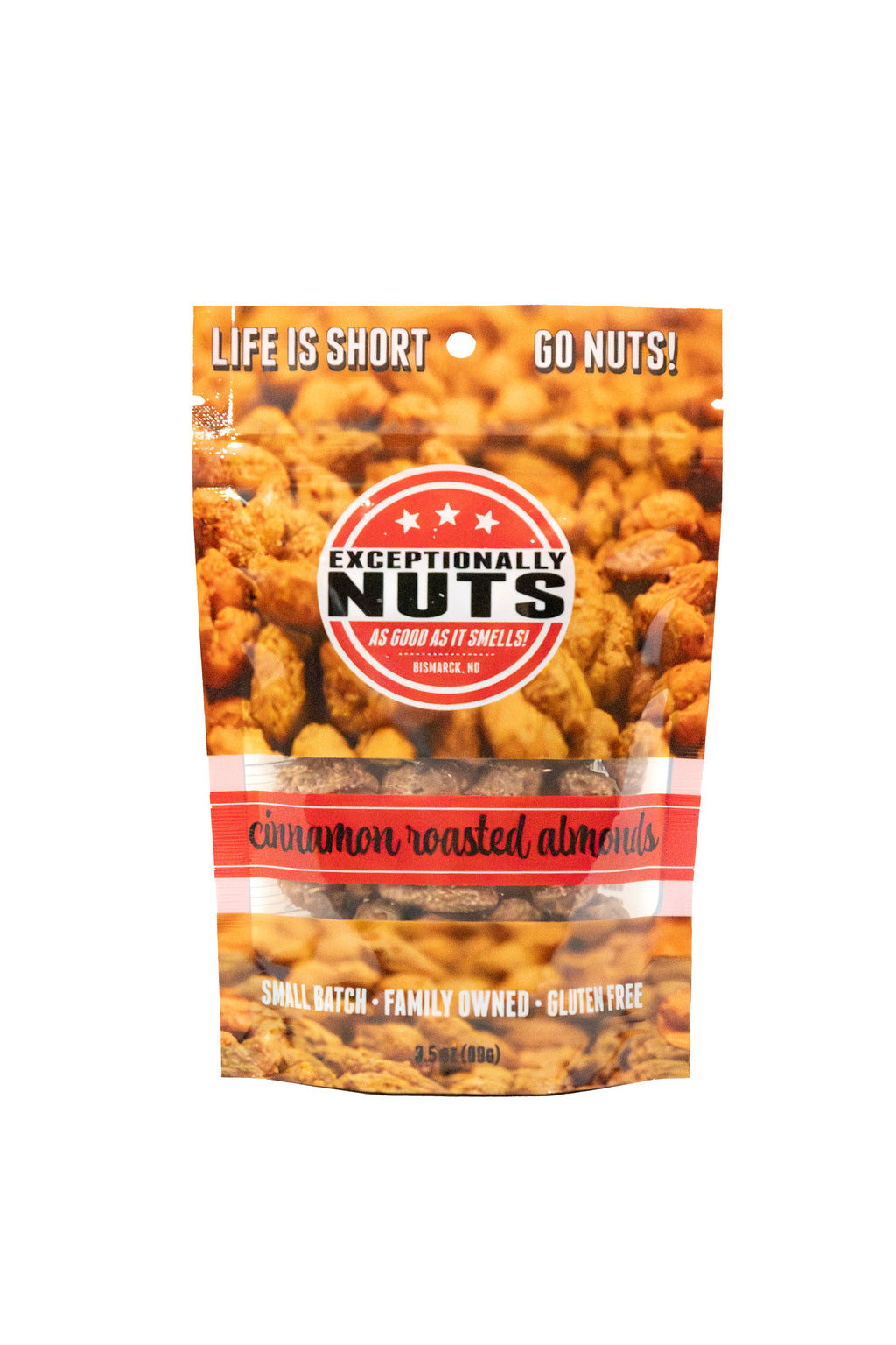 Small 3.5 oz Cinnamon Almonds