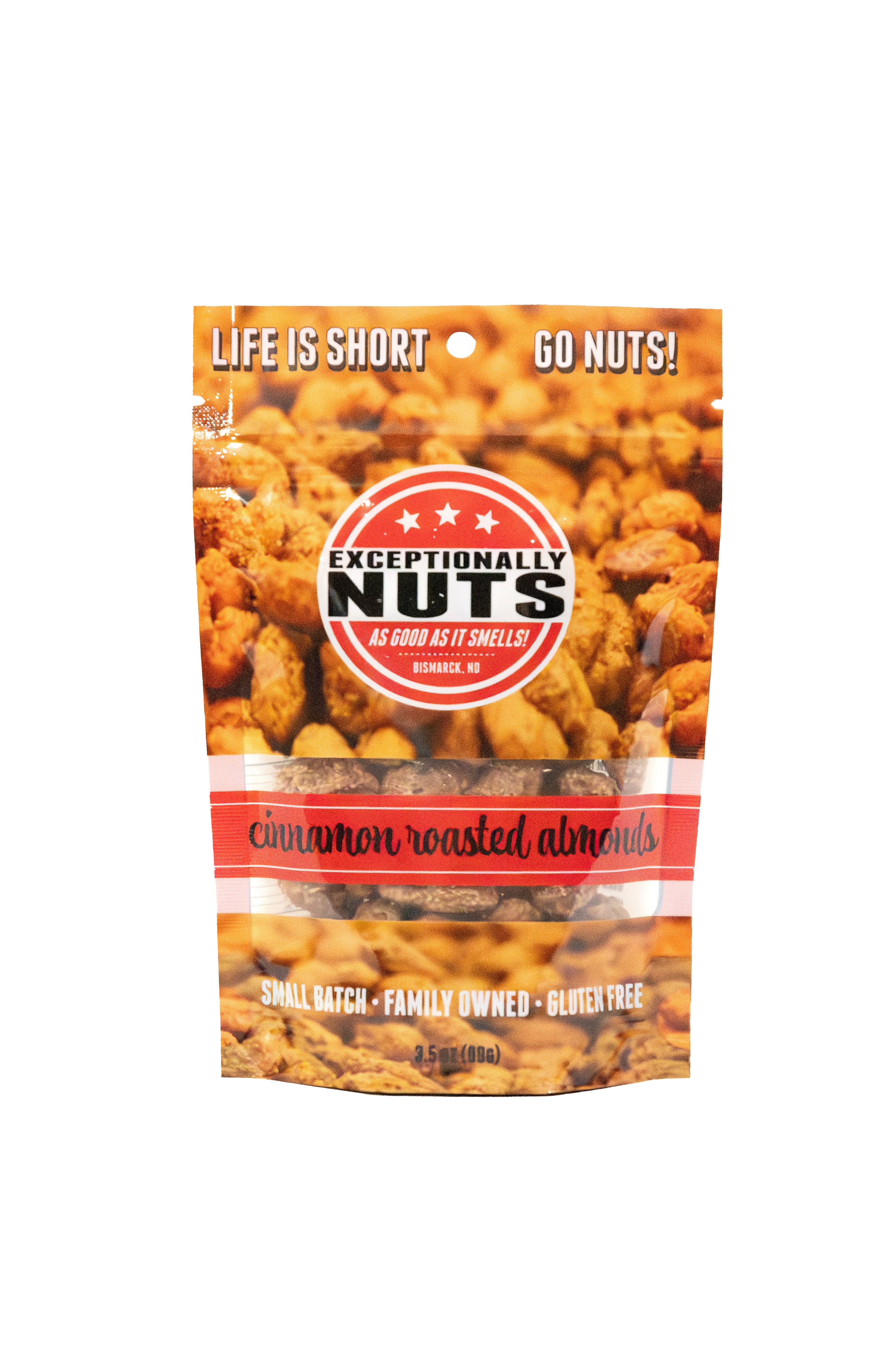 Small 3.5 oz Cinnamon Almonds