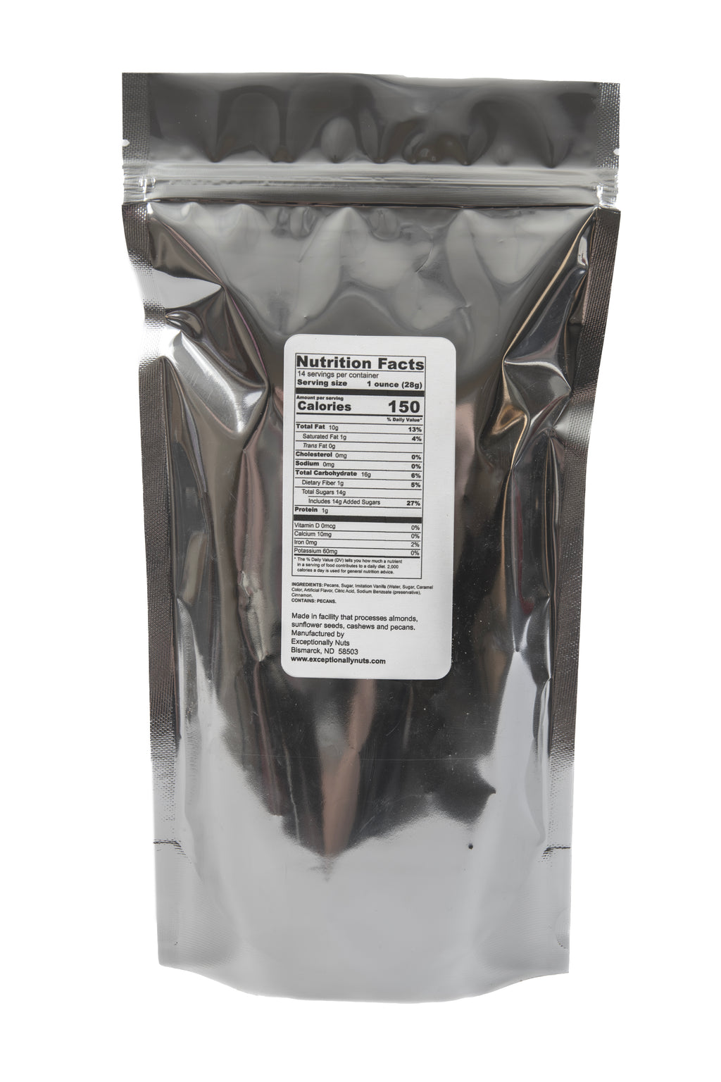 Large Cinnamon Pecans-14 oz.