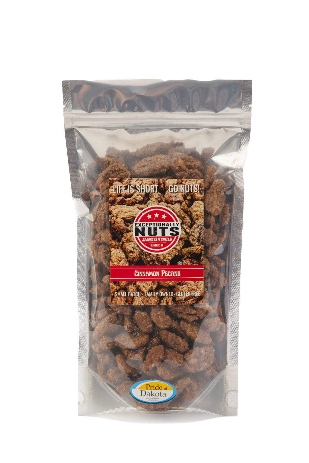 Large Cinnamon Pecans-14 oz.
