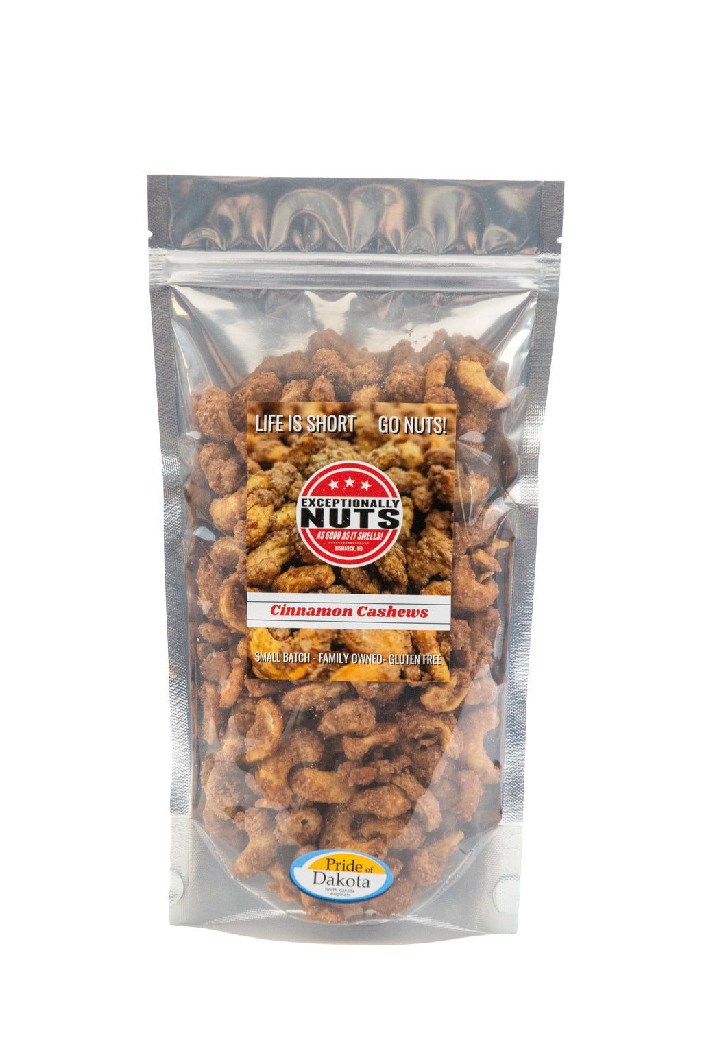 Large Cinnamon Cashews- 14 oz