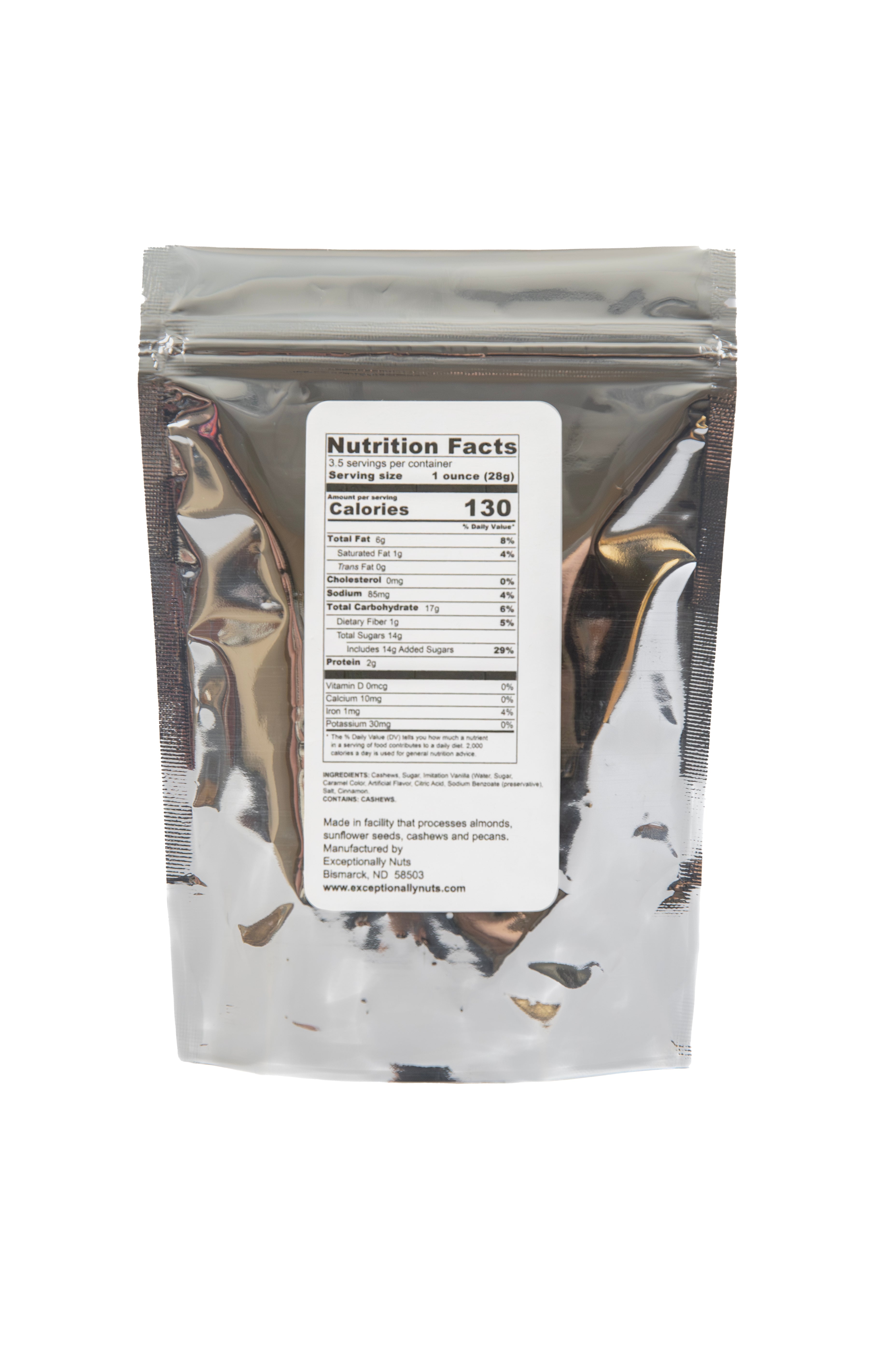 Small Cinnamon Cashews-3.5 oz